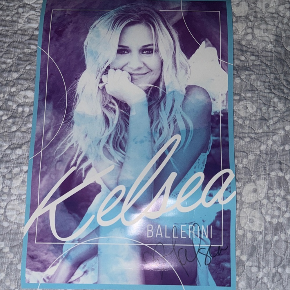 Blue Kelsea Ballerini Poster Signed